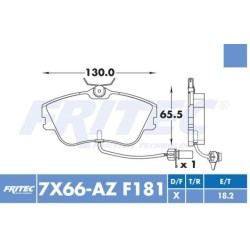 Balata Fritec SHD-7X66-Z