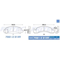 Balata Fritec M-7081-Z