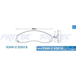 Balata Fritec SHD-9249-Z