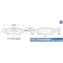 Balata Fritec SPC-71Y4-Z