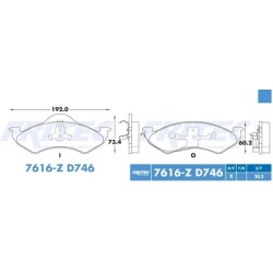 Balata Fritec SPC-7616-Z