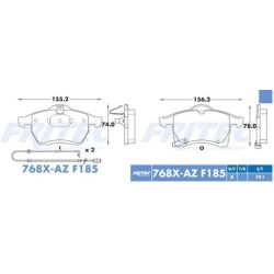 Balata Fritec SPC-768X-Z