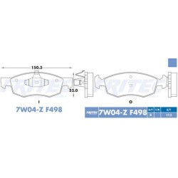 Balata Fritec SPC-7W04-Z