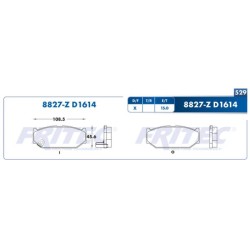 Balata Fritec SPC-8827-Z / SPC-7Y71-ZF344