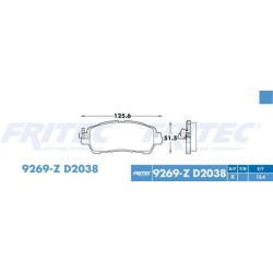 Balata Fritec SPC-9269-Z