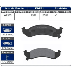 Balata Wagner 7384 WX505