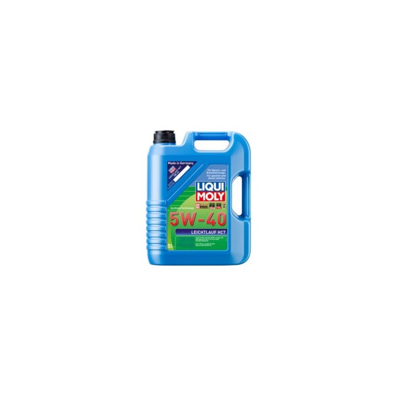 Aceite Liqui Moly 2309 Leichtlauf HC7 5W40 5L